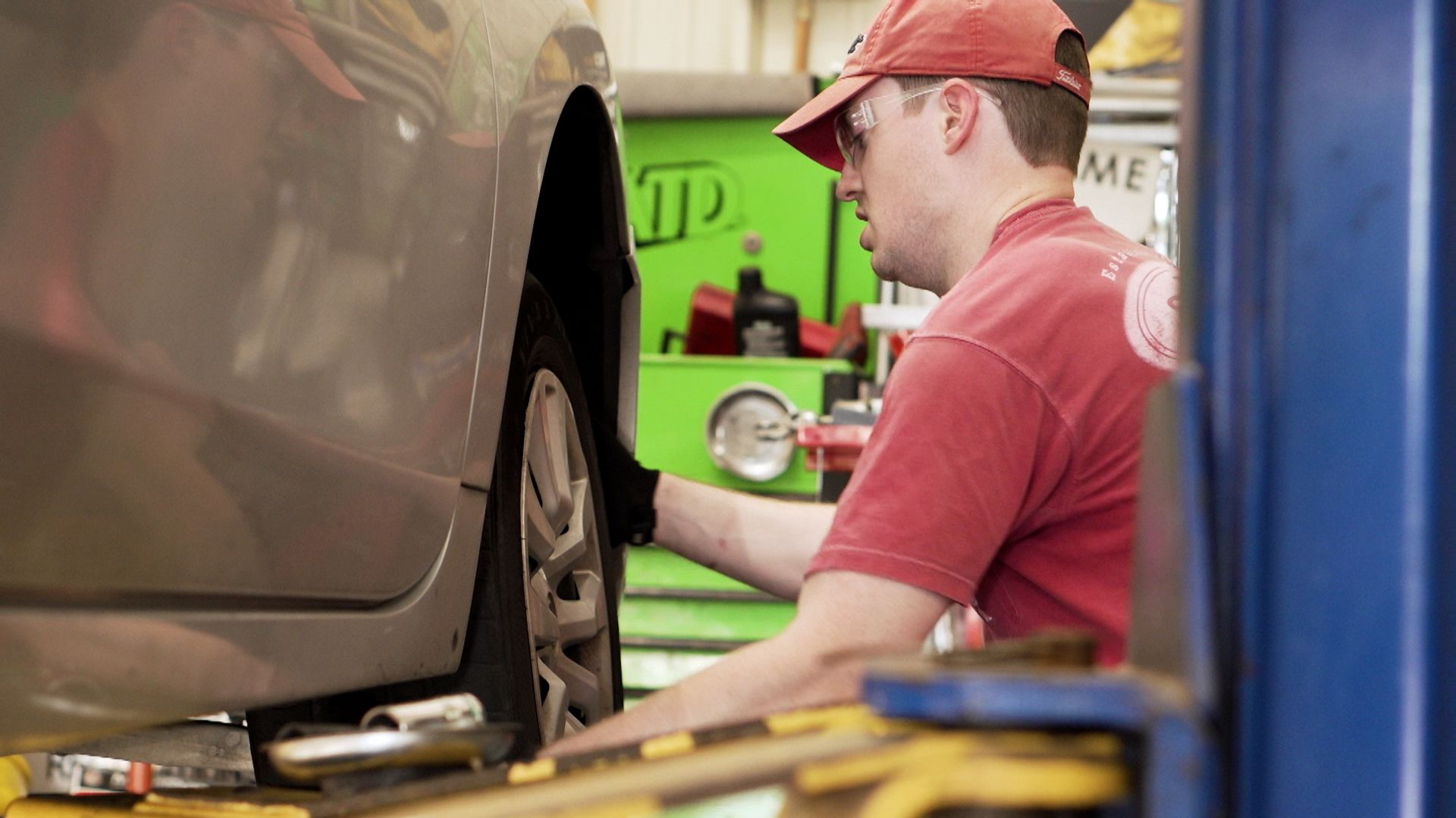 Kids sitting in a row